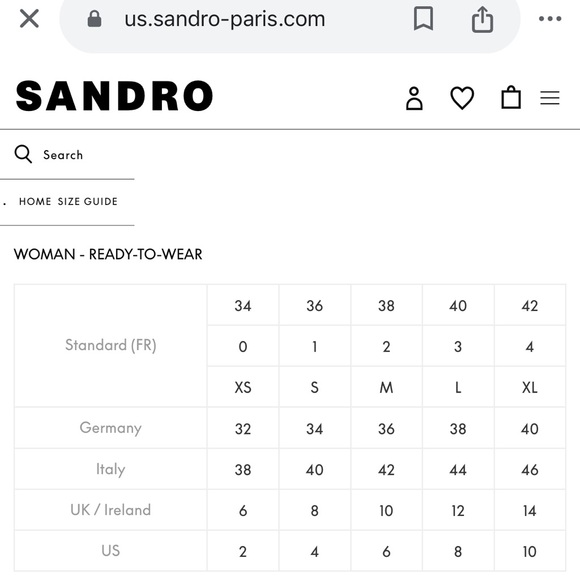 Sandro Dark Navy Blue Pointelle Eyelet Button Up Crew Neck Cardigan Size 2 or S - Picture 10 of 11